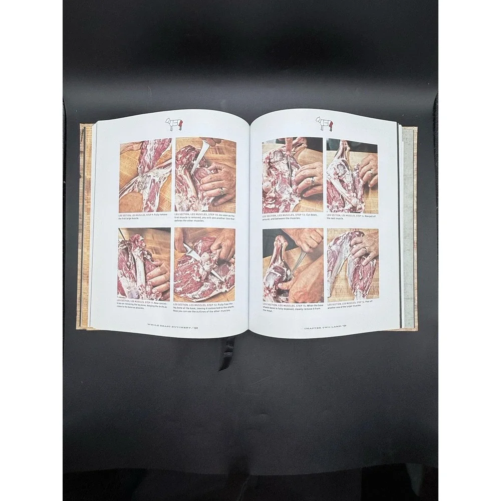 Whole Beast Butchery Ryan Farr Complete Visual Guide Beef Lamb Pork Cookbook NEW